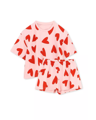 Pyjama coton BIO - Mi Amor Rose