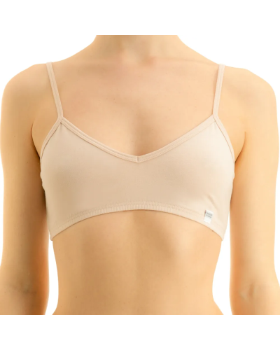 Brassière Épaule Étroite en Coton Stretch E-570 – Chair