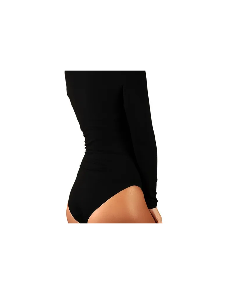 Kopie von Body Femme Manches Longues en Coton Stretch E-1511 - Blanc