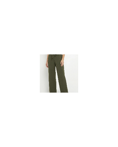 Kopie van Pantalon souple texturé, noué taille - Terracota
