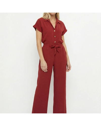 Pantalon Femme Souple Texturé Taille Élastiquée – Sable