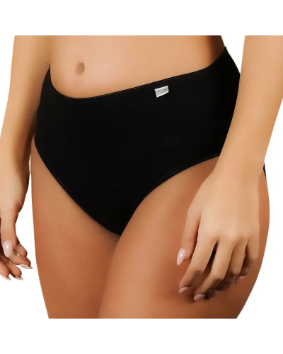 Midi femme en coton stretch – Noir