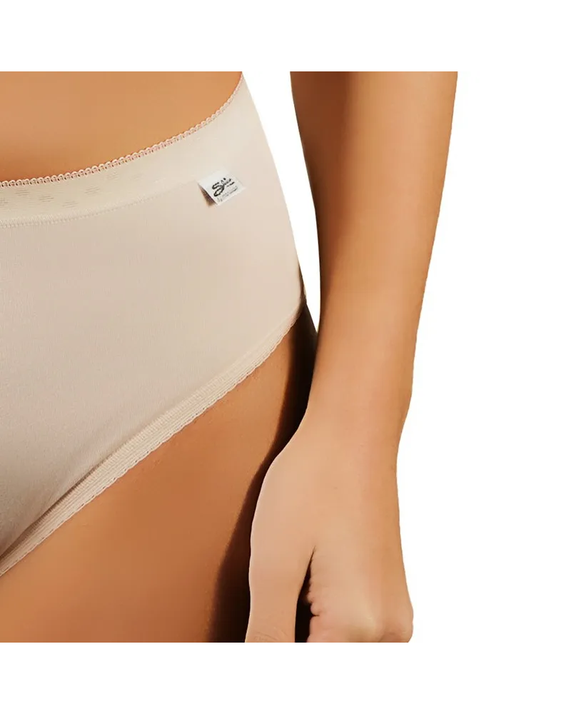 Culotte menstruelle femme en coton stretch – Nude
