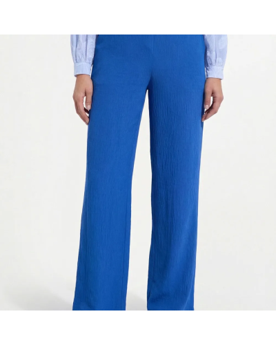 Pantalon taille élastique avec ceinture