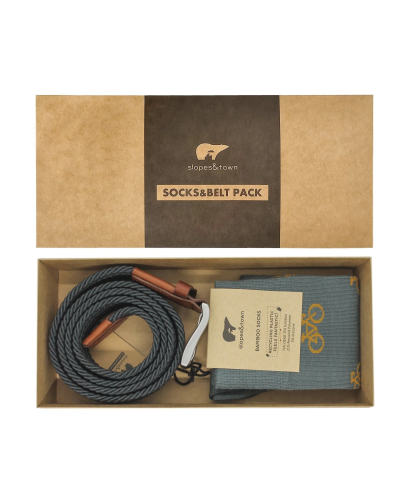 Coffret cadeau ceinture Philip and Grey Chaussettes de vélo
