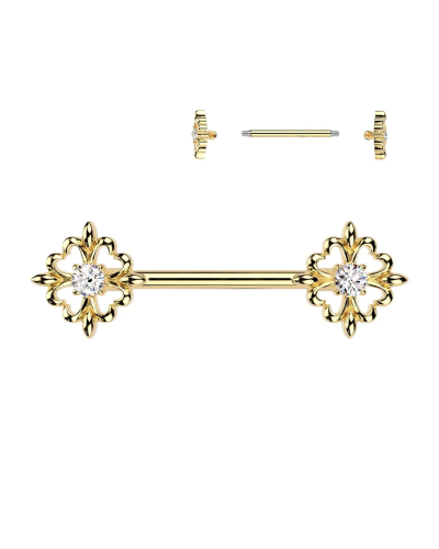 Piercing Téton VIMALA en Acier et Zirconium