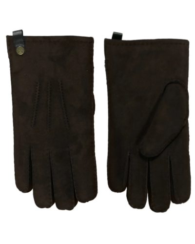 Gants pour homme en cuir d'agneau - Daim/laine | 4 couleurs | 2 variantes