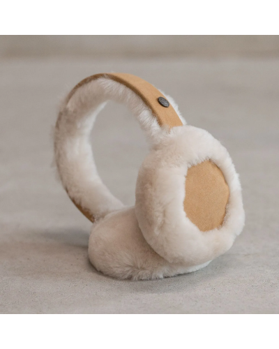 Cache-oreilles en peau d'agneau - Cache-oreilles en laine