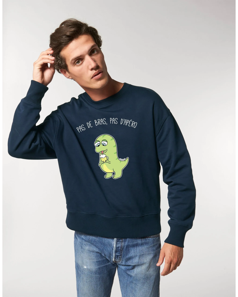 SWEAT NAVY HOMME PAS DE BRAS PAS D APERO