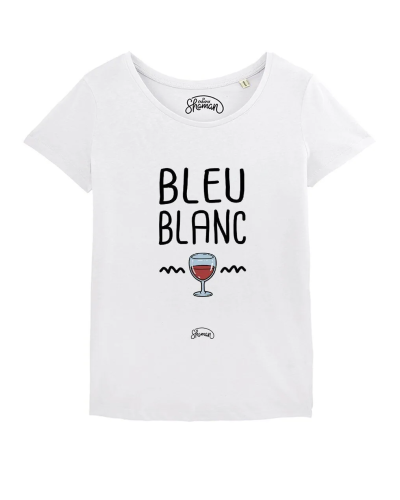 TSHIRT BLANC FEMME BLEU BLANC ROUGE