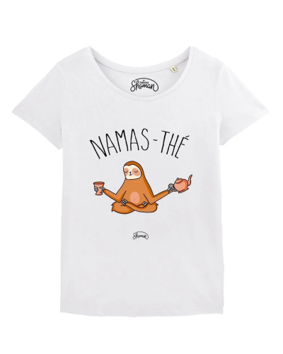 TSHIRT BLANC FEMME NAMASTHE