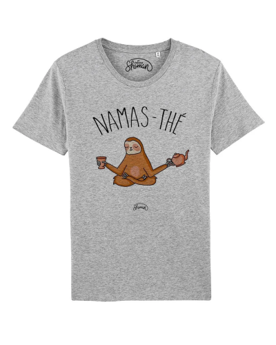 TSHIRT GRIS CHINE HOMME NAMASTHE