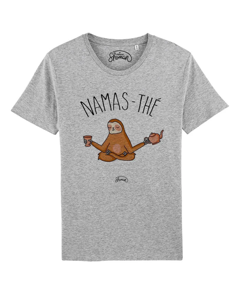 TSHIRT GRIS CHINE HOMME NAMASTHE