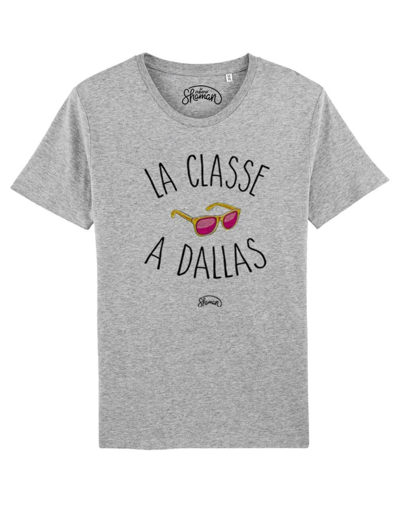 TSHIRT GRIS CHINE HOMME LA CLASSE A DALLAS