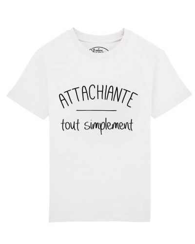 TSHIRT BLANC KID ATTACHIANTE TOUT SIMPLEMENT