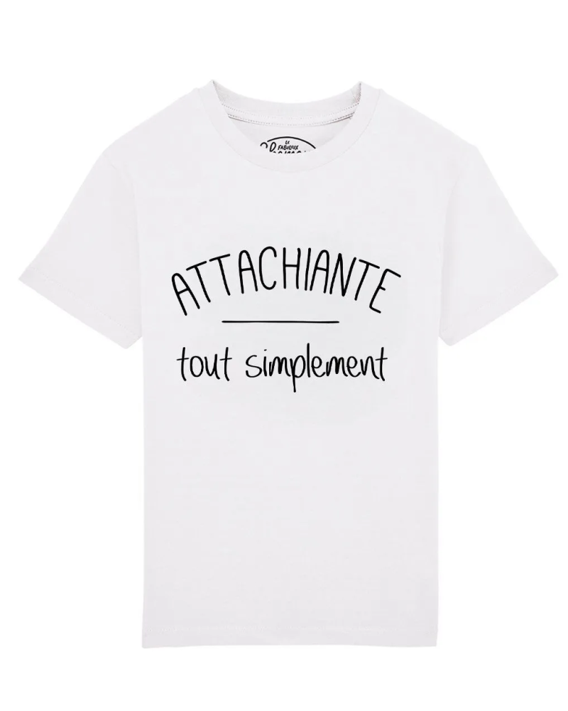 TSHIRT BLANC KID ATTACHIANTE TOUT SIMPLEMENT