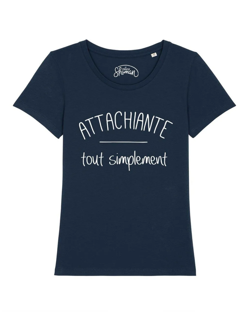 TSHIRT NAVY FEMME ATTACHIANTE TOUT SIMPLEMENT