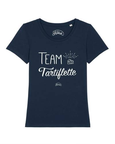 TSHIRT NAVY FEMME TEAM TARTIFLETTE