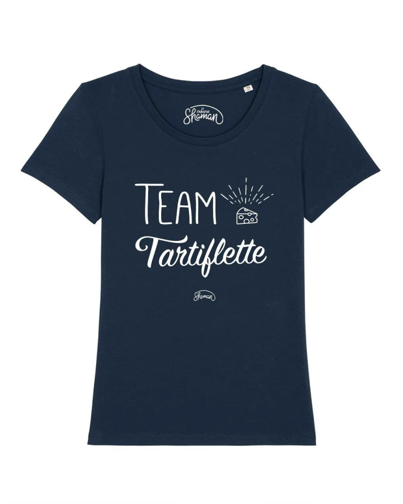 TSHIRT NAVY FEMME TEAM TARTIFLETTE
