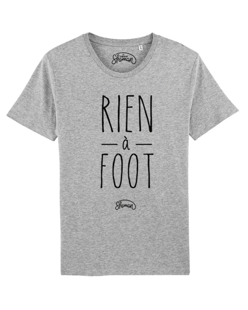 TSHIRT GRIS CHINE HOMME RIEN A FOOT